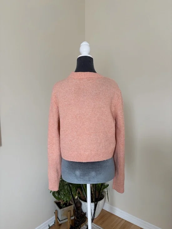 American Eagle peach cardigan – Size Medium - Picture 3 of 4